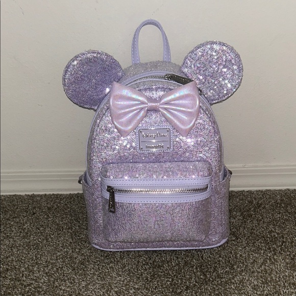 Disney Handbags - Disney Loungefly Backpack - Lavender
